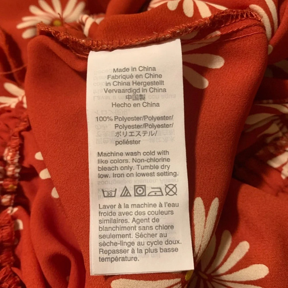 MADEWELL NWOT Button Front Tank Jumpsuit‎ in Daisy Daydream - Picture 6 of 8